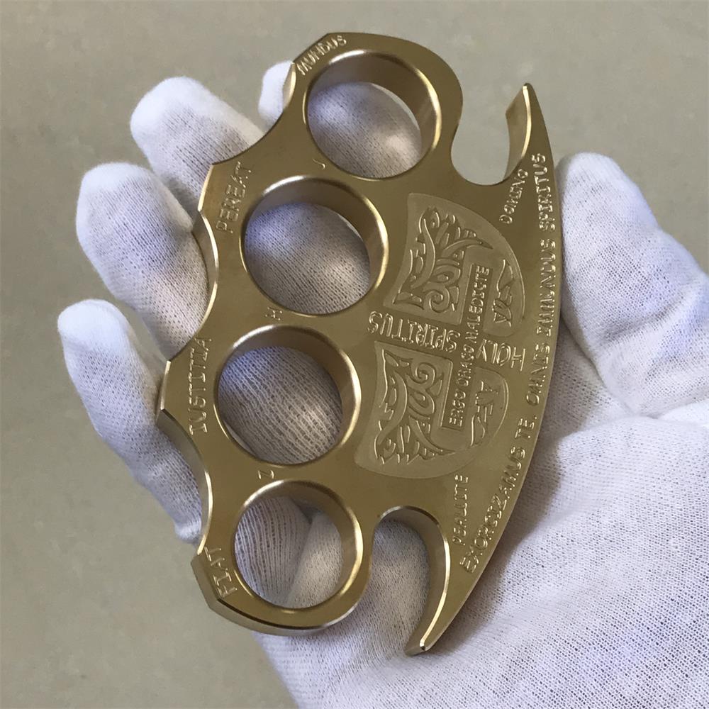 Solid Thickened Warrior Brass Knuckle Duster