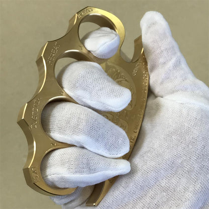 Solid Thickened Warrior Brass Knuckle Duster