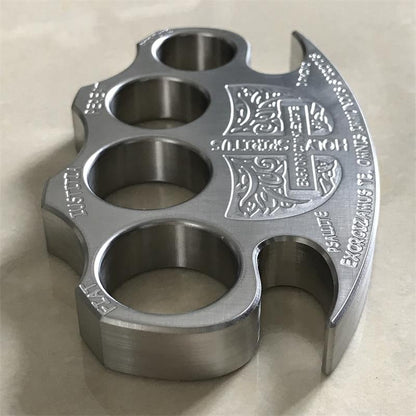 Warrior Solid steel knuckle duster 8