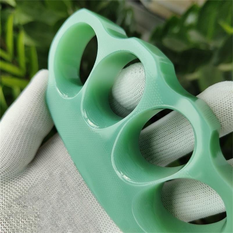 Beautiful Water Green G10 Knuckle Duster