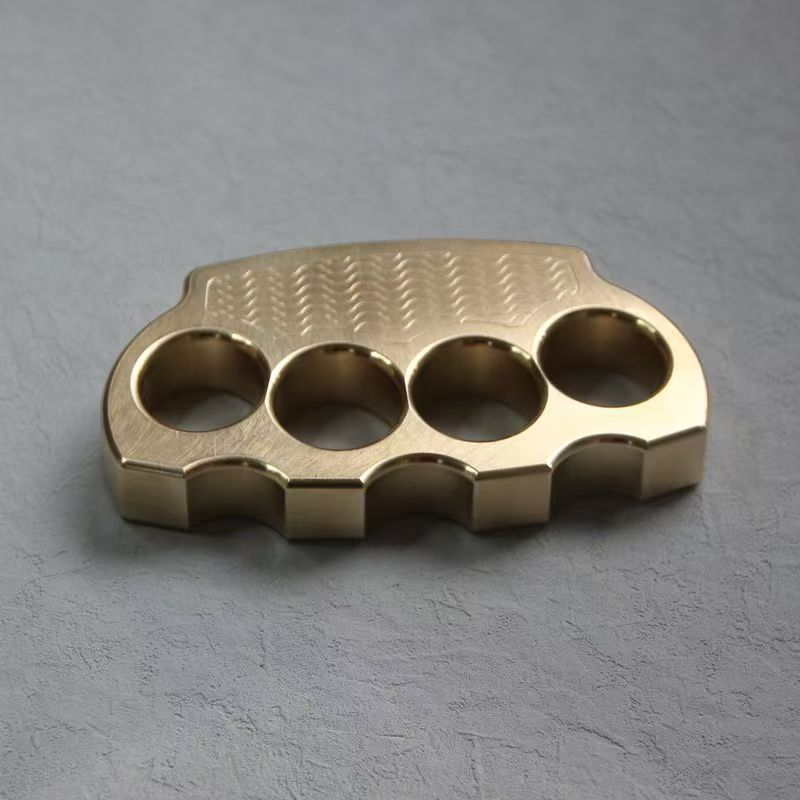 Wave Duster Wave Pattern Brass Knuckle Duster EDC Protective Gear