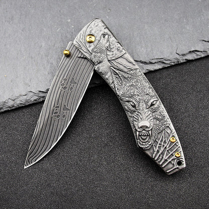 Brave Wolf Folding Knife Outdoor Tactical Safety Knives