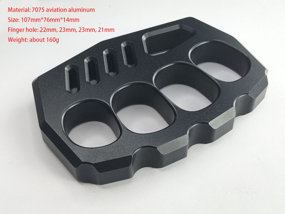 Thickened aluminum knuckle dusters