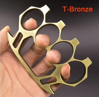 assault brass knuckle duster bronze 1