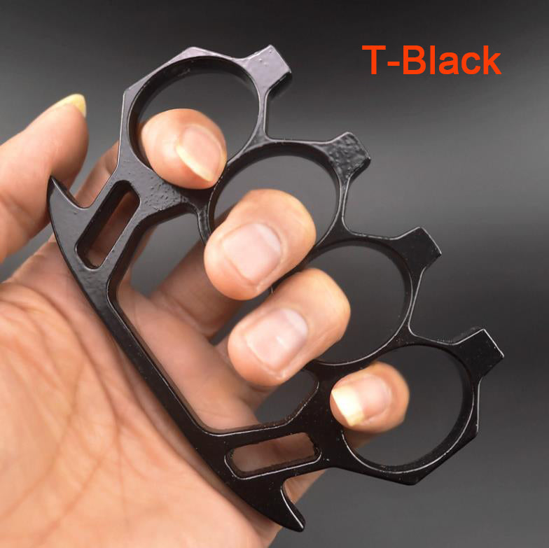 assault brass knuckle duster black 5