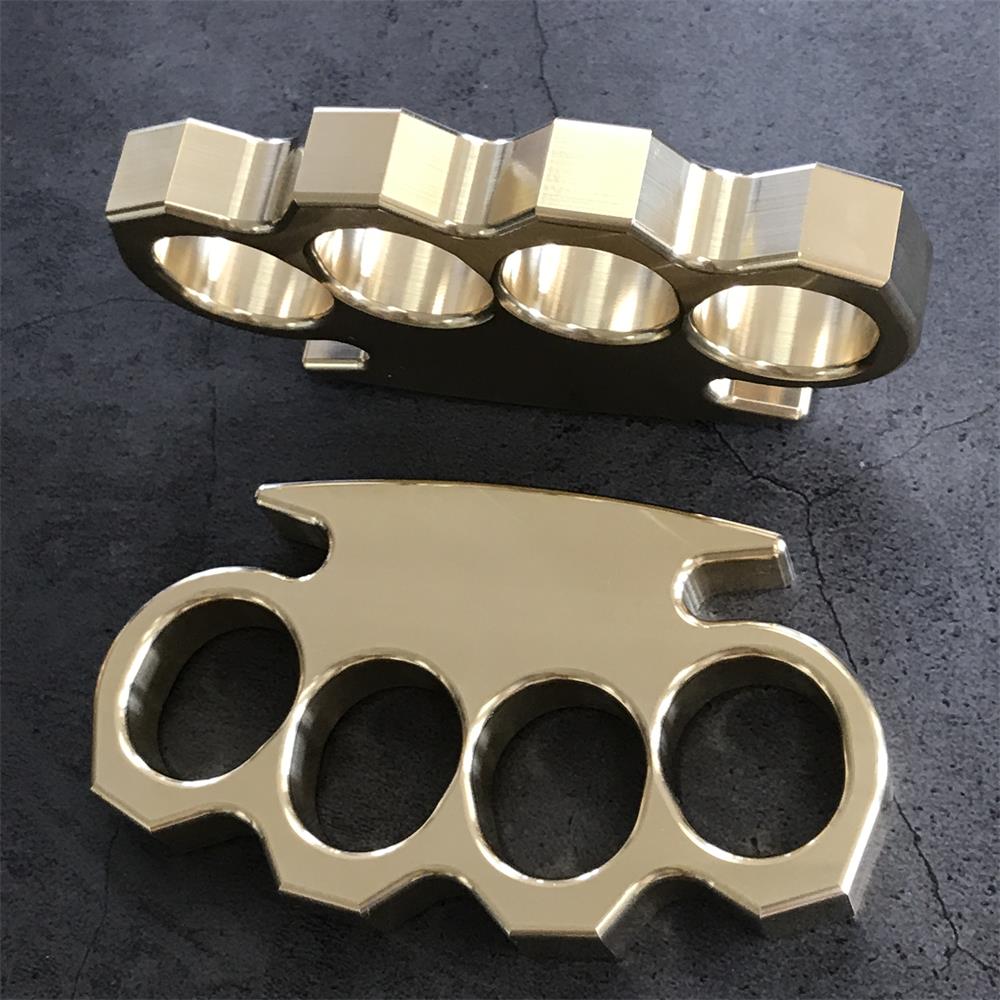 Buy Brass Knuckle Duster / Defense Self-Defens Edc Tool