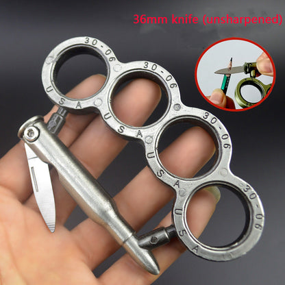 Multipurpose bullet knife knuckle duster 8