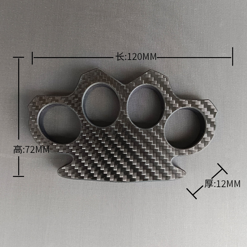 four finger carbon fiber knuckle duster