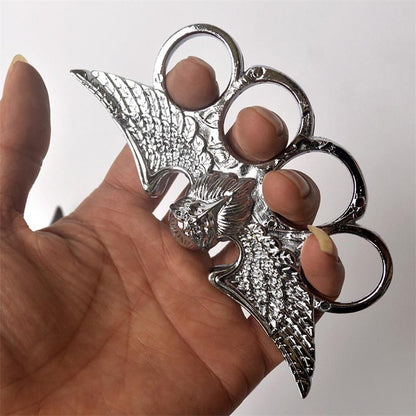 Eagle Knuckle Duster Boxing Self Defense Four Finger Buckle Window Breaker Outdoor EDC Tool