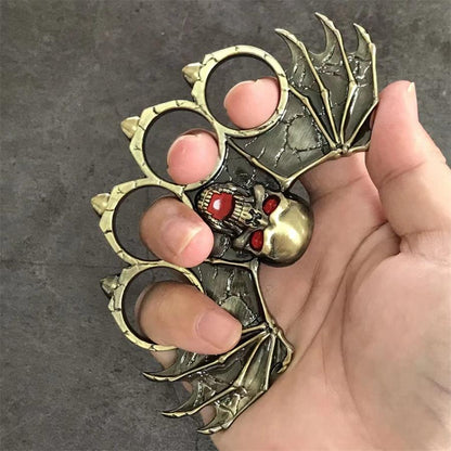 Bat Knuckle Duster Broken Window Gear Decoration