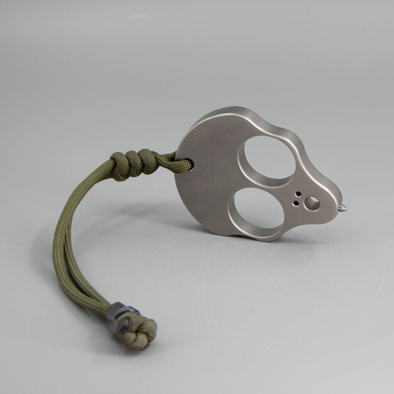 Mini Alien Knuckle Duster Titanium EDC Self Defense Tool