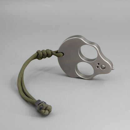 Mini-poing américain Alien Knuckle Duster Titanium EDC Outil d'autodéfense