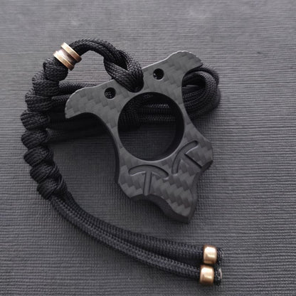 Carbon Fiber Knuckle Duster Broken Window EDC Tool