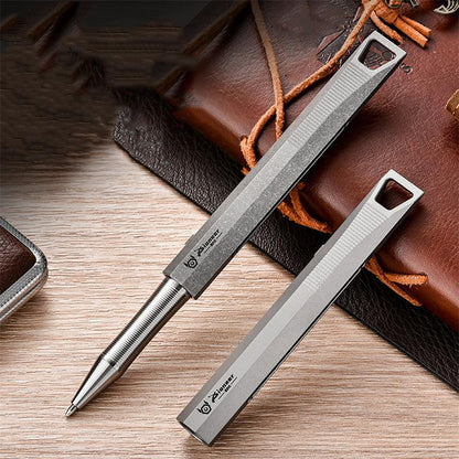 Titanium Alloy Tactical Pen Sliding Decompression