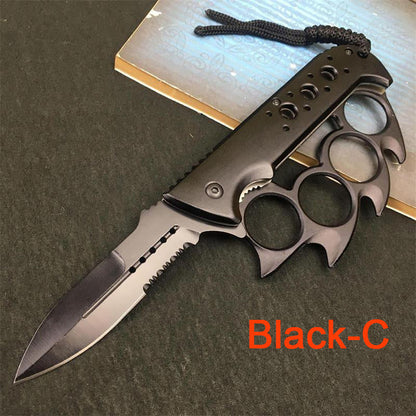 knuckle folding knife 2