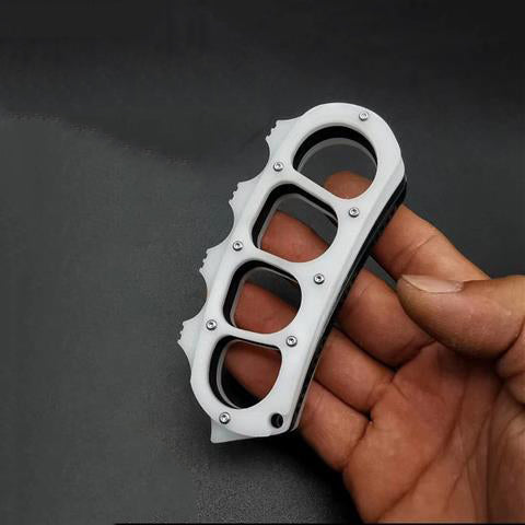 Outdoor Strong Knuckle Duster Defense Window Breaker Camping Boxing Guard Combat Defense EDC Tool