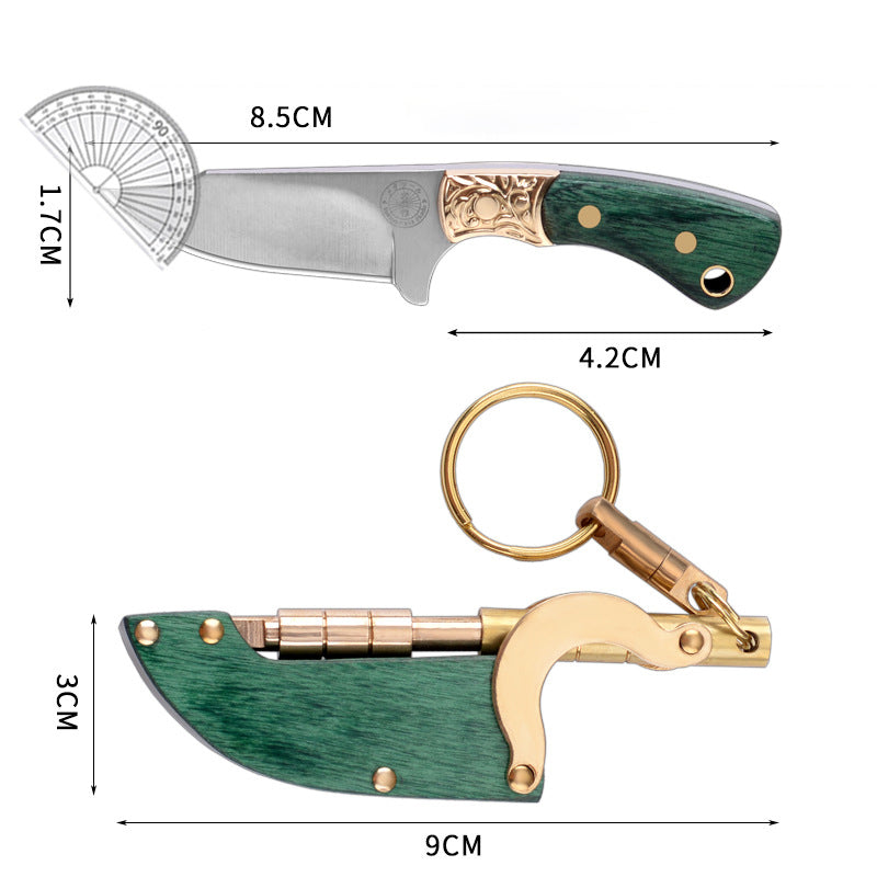 Creative Mini Fixed Blade Knife Keychain Portable Pocket Knives