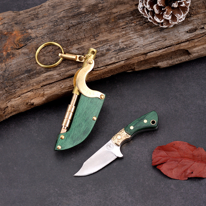 Creative Mini Fixed Blade Knife Keychain Portable Pocket Knives