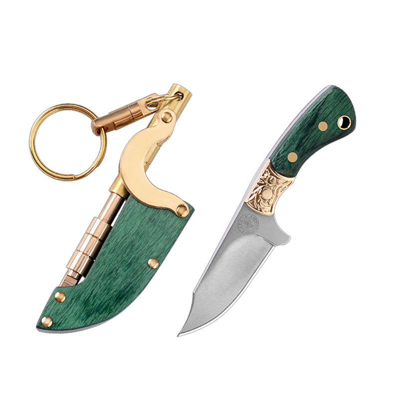 Creative Mini Fixed Blade Knife Keychain Portable Pocket Knives