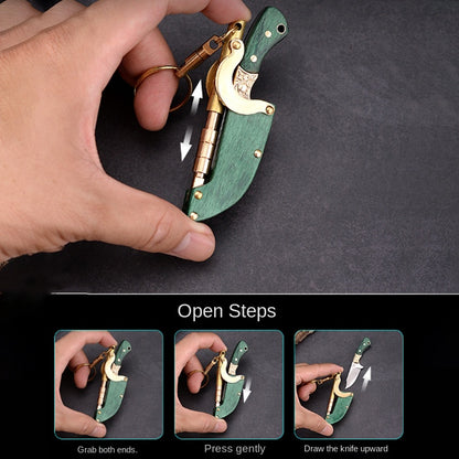 Creative Mini Fixed Blade Knife Keychain Portable Pocket Knives