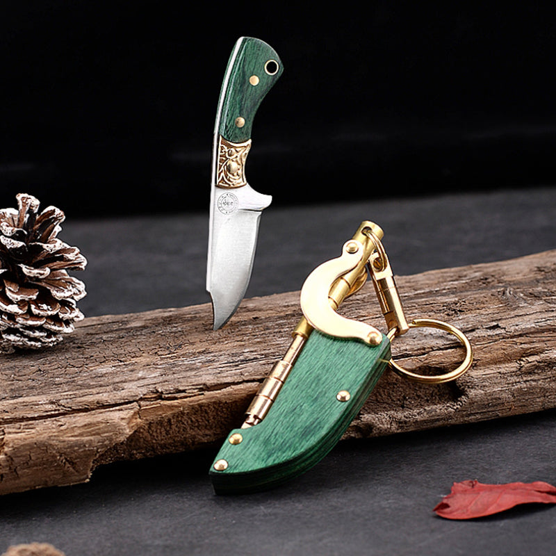 Creative Mini Fixed Blade Knife Keychain Portable Pocket Knives