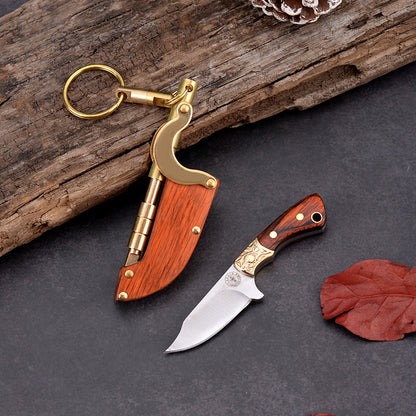 Creative Mini Fixed Blade Knife Keychain Portable Pocket Knives