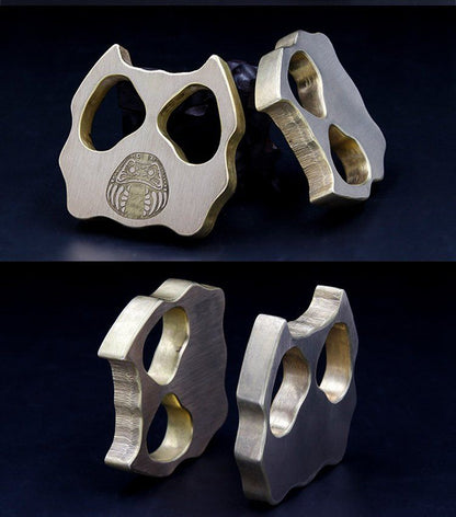 Pet Brass Knuckle Self Defense Broken Window EDC Decoration