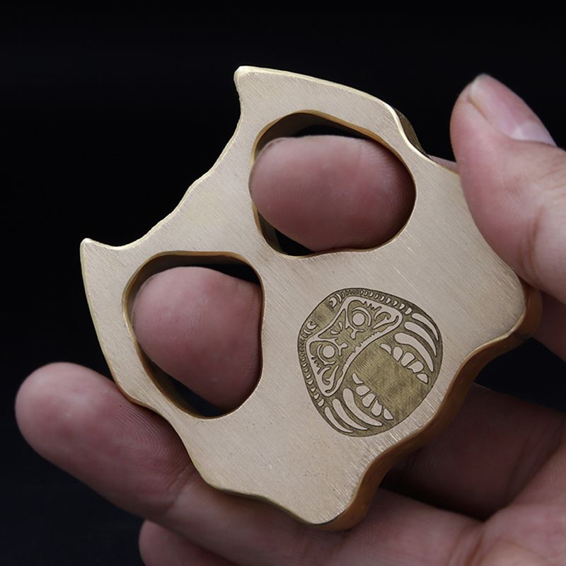 Pet Brass Knuckle Self Defense Broken Window EDC Decoration