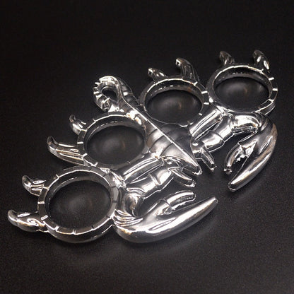 silver scorpion knuckle duster