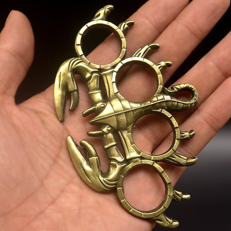 bronze scorpion knuckle duster