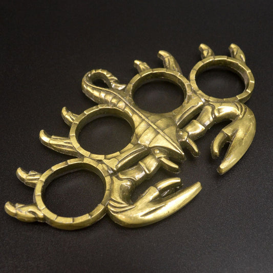 bronze scorpion knuckle duster 6