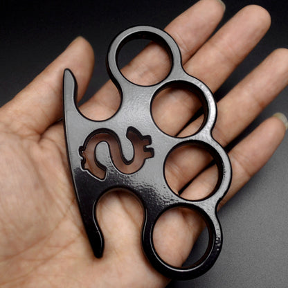 Two legged snake brass knuckles 