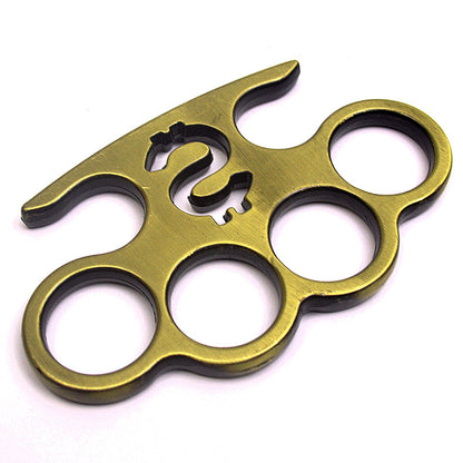 Two legged snake brass knuckles  3