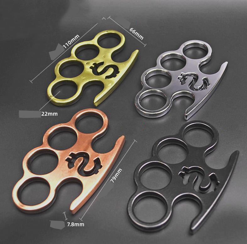 Two legged snake brass knuckles 7