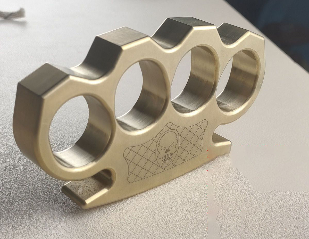 thickening solid brass knuckle duster 7