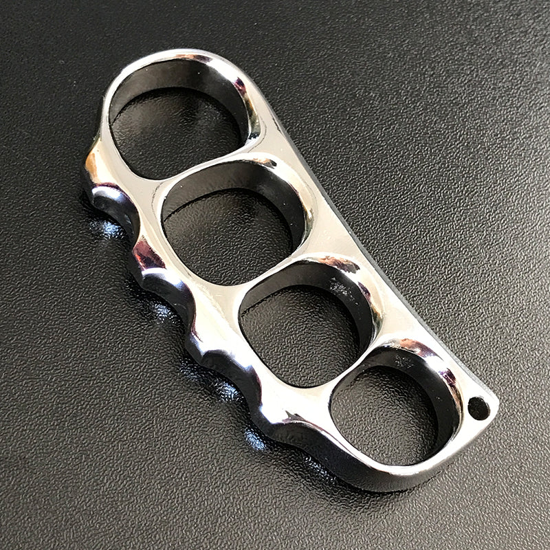 Knuckle Duster boxe auto-défense quatre doigts boucle brise-fenêtre jointures Camping en plein air EDC outil