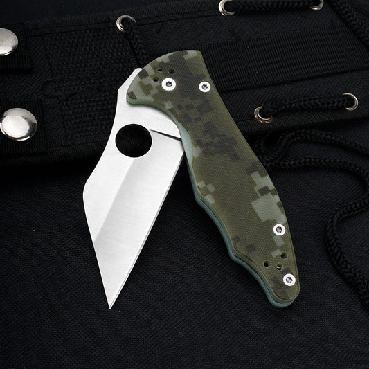 Outdoor Tactical Folding Knife G10 Handle Pocket Knives