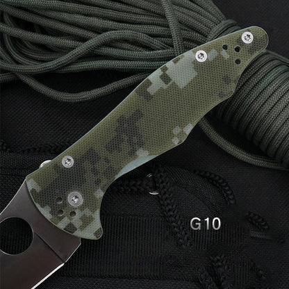 Outdoor Tactical Folding Knife G10 Handle Pocket Knives