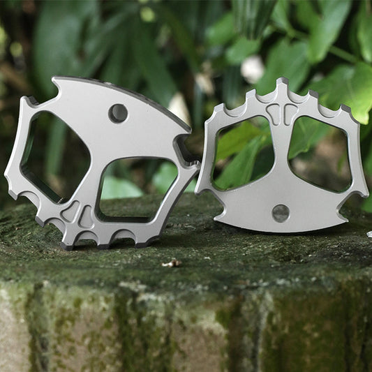 Steel Knuckle Duster Multi-functional Open-bottle Broken Window EDC Tool