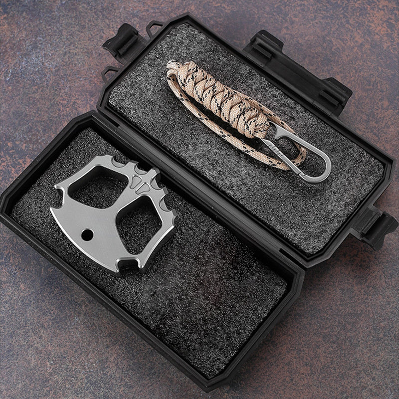 Steel Knuckle Duster Multi-functional Open-bottle Broken Window EDC Tool