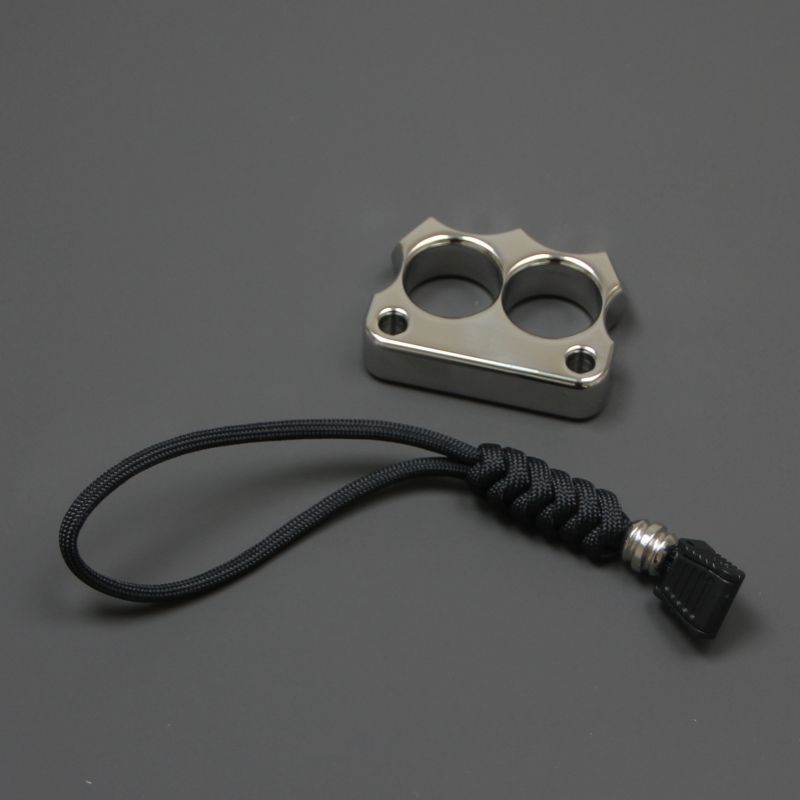 Mini Two Finger Knuckle 316 Steel Window Breaker Protective Gear